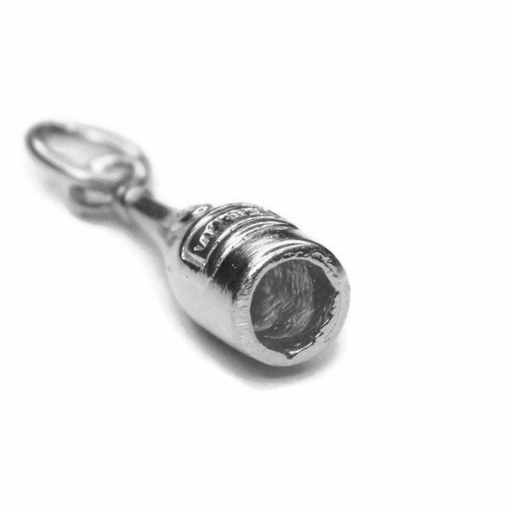 Wine Charm Pendant .925 Sterling Silver - Picture 6 of 6